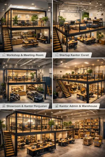 Mezzanine Ruang Kantor di Paledang